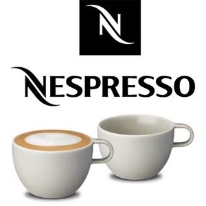 Nespresso Barista Collection Large Cappuccino‎ 4-Mug Set